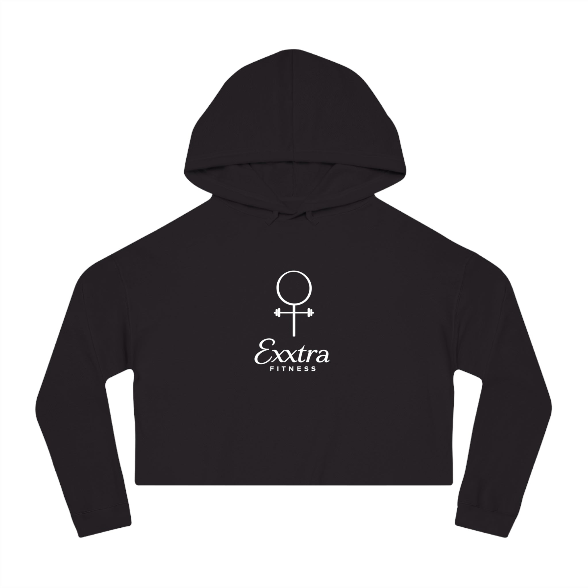 Exxtra Fitness Women's Cropped Hoodie  Crop Top