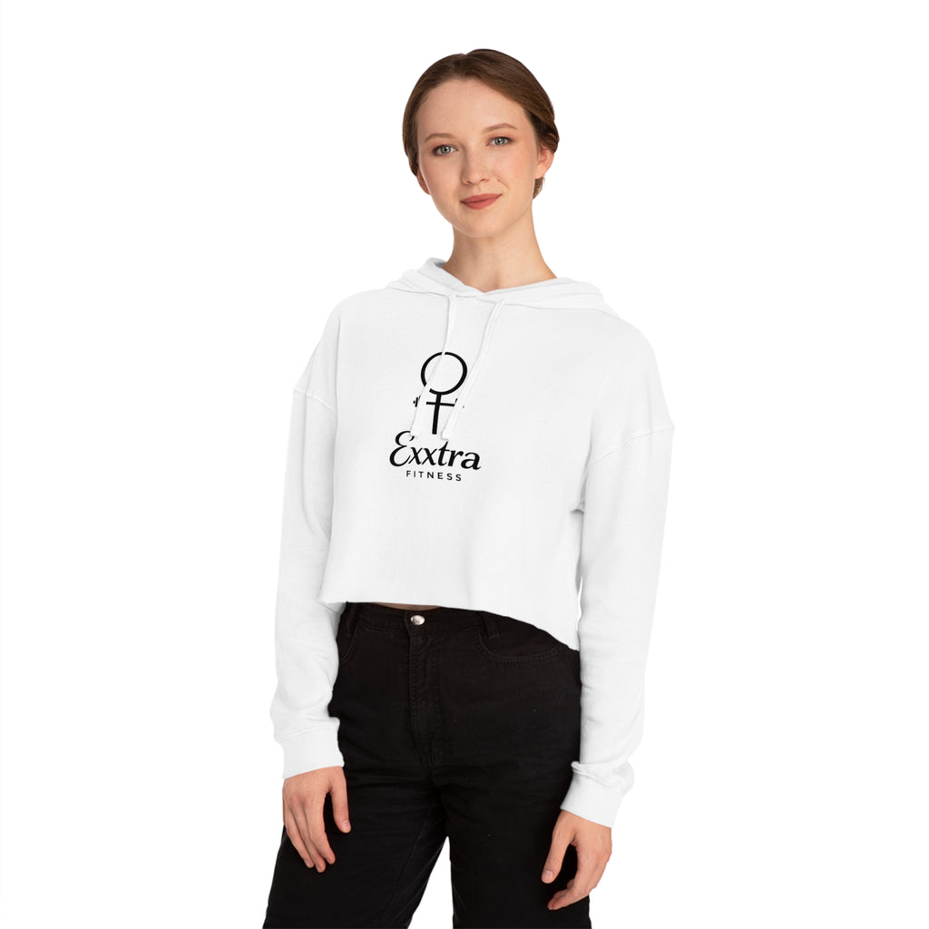 Cropped Hoodie — Exxtra Fitness Women's Logo Crop Top