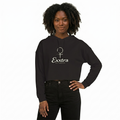 Exxtra Fitness Women's Cropped Hoodie  Crop Top