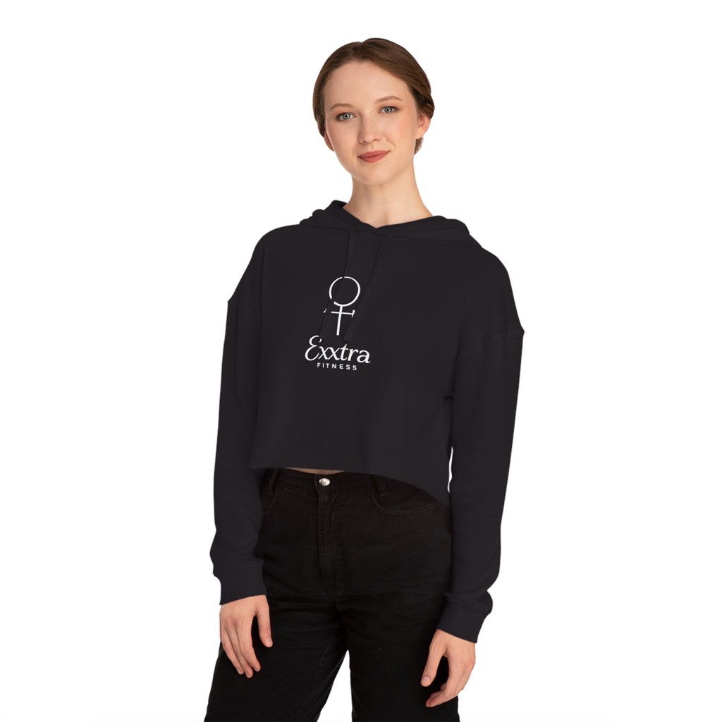 Exxtra Fitness Women's Cropped Hoodie  Crop Top
