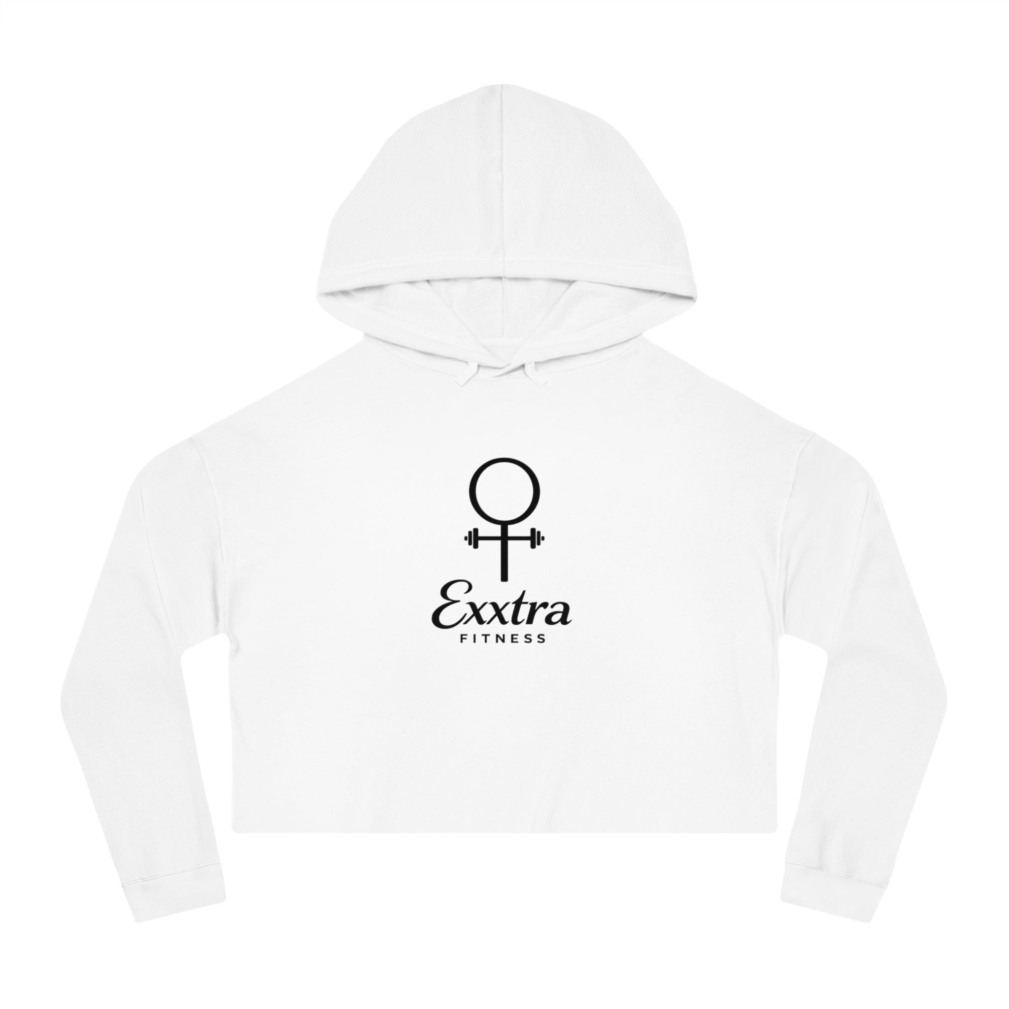 Cropped Hoodie — Exxtra Fitness Women's Logo Crop Top